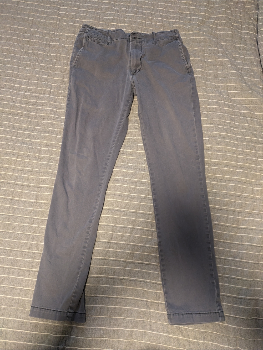 Men's Classic Chino Pants in Slate Blue